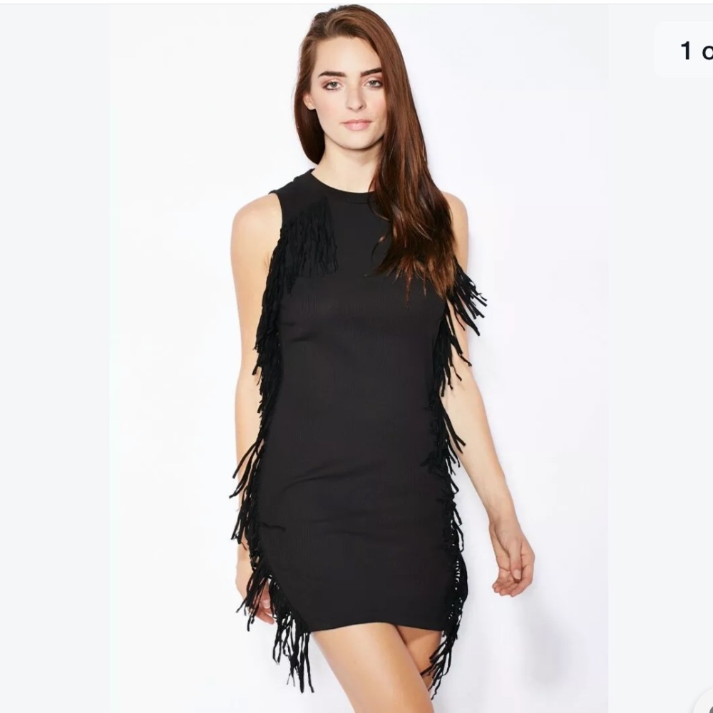 Topshop Fringe Dress